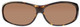 Jonathan Paul Polarized Fitovers Eyewear Medium Element Tortoise & Amber EM007A