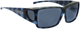 Jonathan Paul Polarized Fitovers Eyewear Large Orion in Blue-Demi & Gray ON002