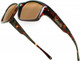 Jonathan Paul® Fitovers Eyewear X-Large Yamba in Dark-Tortoise & Amber YM003