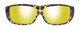Jonathan Paul Polarized Fitovers Large Quamby in Cheetah & Gold Mirror QL003YM