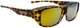 Jonathan Paul Polarized Fitovers Large Quamby in Cheetah & Gold Mirror QL003YM