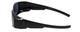 Calabria Polarized Fitover Sunglasses 7666PL MEDIUM in 3 Color Options