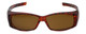 Calabria Polarized Fitover Sunglasses 7666PL MEDIUM in 3 Color Options