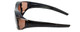 Calabria 7659 FitOver Sunglasses Copper Drivers OR Polarized Lens Medium Size