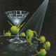 Dirty Martini Artwork by Michael Godard Micro-Fiber Cleaning Cloth 6"x 8"Inch