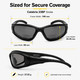 Calabria 23BF Bi-Focal Safety Glasses UV Protection Smoke Z87. Rate ShatterProof