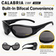 Calabria 23BF Bi-Focal Safety Glasses UV Protection Smoke Z87. Rate ShatterProof