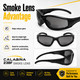 Calabria 23BF Bi-Focal Safety Glasses UV Protection Smoke Z87. Rate ShatterProof