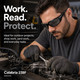 Calabria 23BF Bi-Focal Safety Glasses UV Protection Smoke Z87. Rate ShatterProof