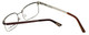 Eddie Bauer Designer Semi-Rimless Reading Glasses EB8237 Brown 51mm CHOOSE POWER