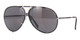 J-Black Silver w/Polarized Grey & Silver Mirror Lens Profile