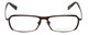 John Varvatos Designer Eyeglasses V136 in Brown 55mm :: Custom Left & Right Lens