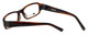 John Varvatos Designer Eyeglasses V341AF in Brown-Horn 53mm :: Custom Left & Right Lens