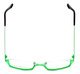 Eyefunc Designer Eyeglasses 530-72 in Teal & Green 50mm :: Custom Left & Right Lens