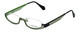 Eyefunc Designer Eyeglasses 288-54 in Silver & Green 49mm :: Rx Single Vision