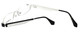Eyefunc Designer Eyeglasses 288-69 in Black & White 49mm :: Rx Single Vision