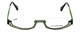 Eyefunc Designer Reading Glasses 288-54 in Silver & Green 49mm