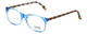 Eyefunc Designer Reading Glasses 8072-90 in Blue & Multi 49mm