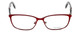 Vera Wang Designer Eyeglasses V328 in Ruby 53mm :: Custom Left & Right Lens