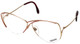 Rodenstock Designer Eyeglasses 828 in Gold & Red 59mm :: Custom Left & Right Lens