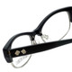 Corinne McCormack Designer Eyeglasses Delancey in Black 53mm :: Custom Left & Right Lens