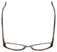 Corinne McCormack Designer Reading Glasses Murray Hill Brown Marble Mosaic 52mm