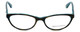 Corinne McCormack Designer Reading Glasses Riverside in Tortoise-Teal Blue 52mm