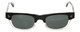 Reptile JAPAN Designer Polarized Sunglasses Gilbert Black-Clear/Flash Mirror L