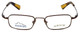 Orvis Designer Eyeglasses Journey in Brown 46mm :: Custom Left & Right Lens