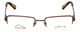 Orvis Designer Eyeglasses Streamline in Light-Brown 49mm :: Custom Left & Right Lens