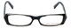 John Varvatos Designer Reading Glasses V303 in Black-Horn 52mm