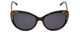 Judith Leiber Designer Sunglasses JL5004-01 in Onyx in Grey Lens
