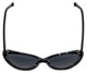 Judith Leiber Designer Sunglasses JL5005-01 in Onyx in Grey Lens