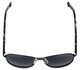 Judith Leiber Designer Sunglasses JL5011-01 in Black in Grey Lens