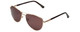 Judith Leiber Designer Sunglasses JL5011-06 in Rose-Gold in Brown Lens