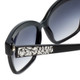 Judith Leiber Designer Sunglasses JL5015-01 in Black in Grey-Gradient Lens