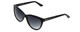 Judith Leiber Designer Sunglasses JL5016-01 in Onyx in Grey-Gradient Lens