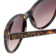 Judith Leiber Designer Sunglasses JL5016-02 in Tortoise in Brown-Gradient Lens