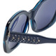 Judith Leiber Designer Sunglasses JL5022-05 in Sapphire in Grey Lens