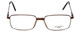 Dale Jr. Designer Reading Glasses DJ6808-SBR in Satin Brown 57mm