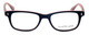 Ernest Hemingway Designer Reading Glasses H4617 (Small Size) in Matte-Black-Pink