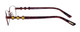 Dale Earnhardt, Jr. Designer Eyeglasses DJ6743 in Burgundy 53mm :: Custom Left & Right Lens