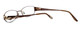 Dale Earnhardt, Jr. Designer Reading Glasses DJ6742 in Brown 53mm
