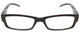 Calabria 742 Reading Glasses w/ Matching Case Stripe 7 Power Options to Choose