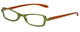 Calabria 837 2-Tone Designer Reading Glasses w/ Hard Case 80 Color&Power Options