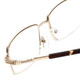 Calabria R780 Metal Reading Glasses w/Matching Case Brown OR Grey Choose Power
