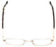 Calabria R780 Metal Reading Glasses w/Matching Case Brown OR Grey Choose Power