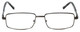 Calabria R780 Metal Reading Glasses w/Matching Case Brown OR Grey Choose Power