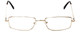 Calabria R781 Metal Spring Hinge Reading Glasses w/Matching Case 12 Colors&Power