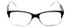 Calabria R125 Authentic Designer Reading Glasses Black Crystal 6 Power Options